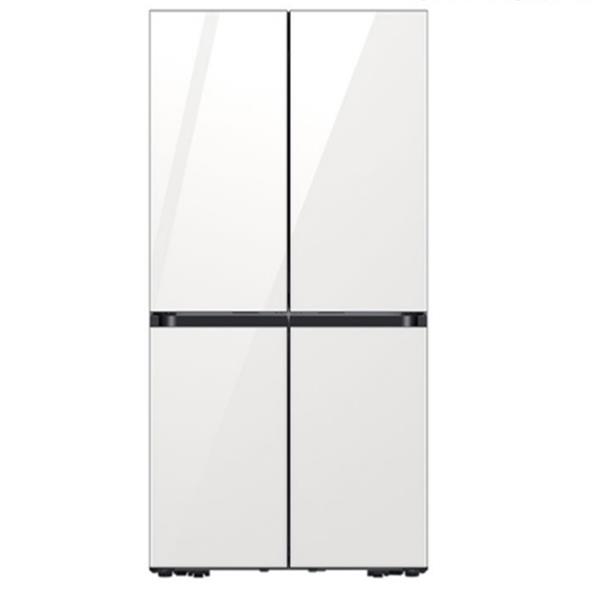 BESPOKE 냉장고 4도어 키친핏 615 L (UV탈취) 2등급 글램화이트 RF60DB9KF235